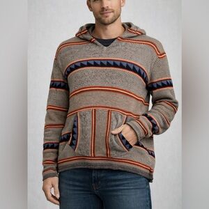 American Eagle Men’s Baja Hoodie Sweater Size Large GUC Southwestern